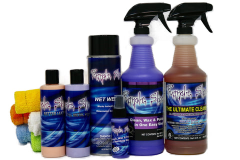 The Ultimate package of detailing products by purple Slice 