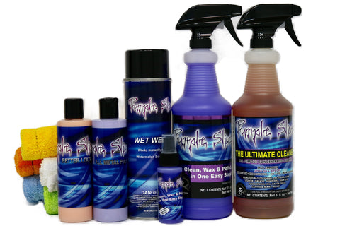 The Ultimate package of detailing products by purple Slice