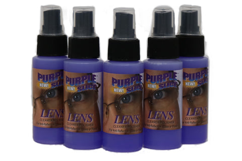 Travel size Bottles of eye care lense cleaner